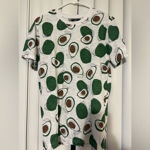 NWOT MTL Made to Live Men’s Avocado Print T-shirt Size Large